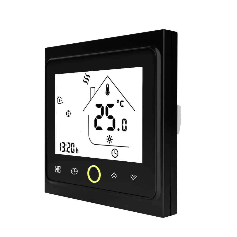 Smart Thermostat Temperature Controller Electric Water Heating Thermostat with Touchscreen LCD Display Temperature Controller Smart Thermostat Temperature Controller Electric Water Heating Thermostat with Touchscreen LCD Display Temperature Controller