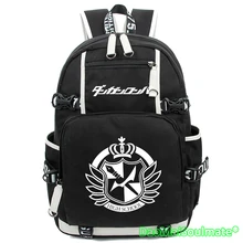 Игра Dangan Ronpa тетрадь для студентов школьные сумки и портфели мужские рюкзаки для мальчиков Danganronpa мультфильм рюкзак детский школьный рюкзак