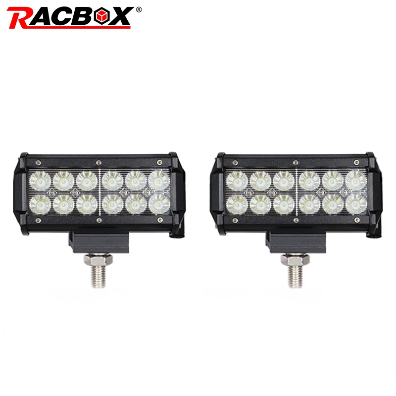 

4'' 7'' 12'' 18 36 72W Fog lamps 12V 24V Offroad LED WorkLight Bar Spot Flood Beam Headlight for Tractor Boat Truck SUV ATV UAZ