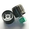 black aluminum potentiometer knob21x17x6