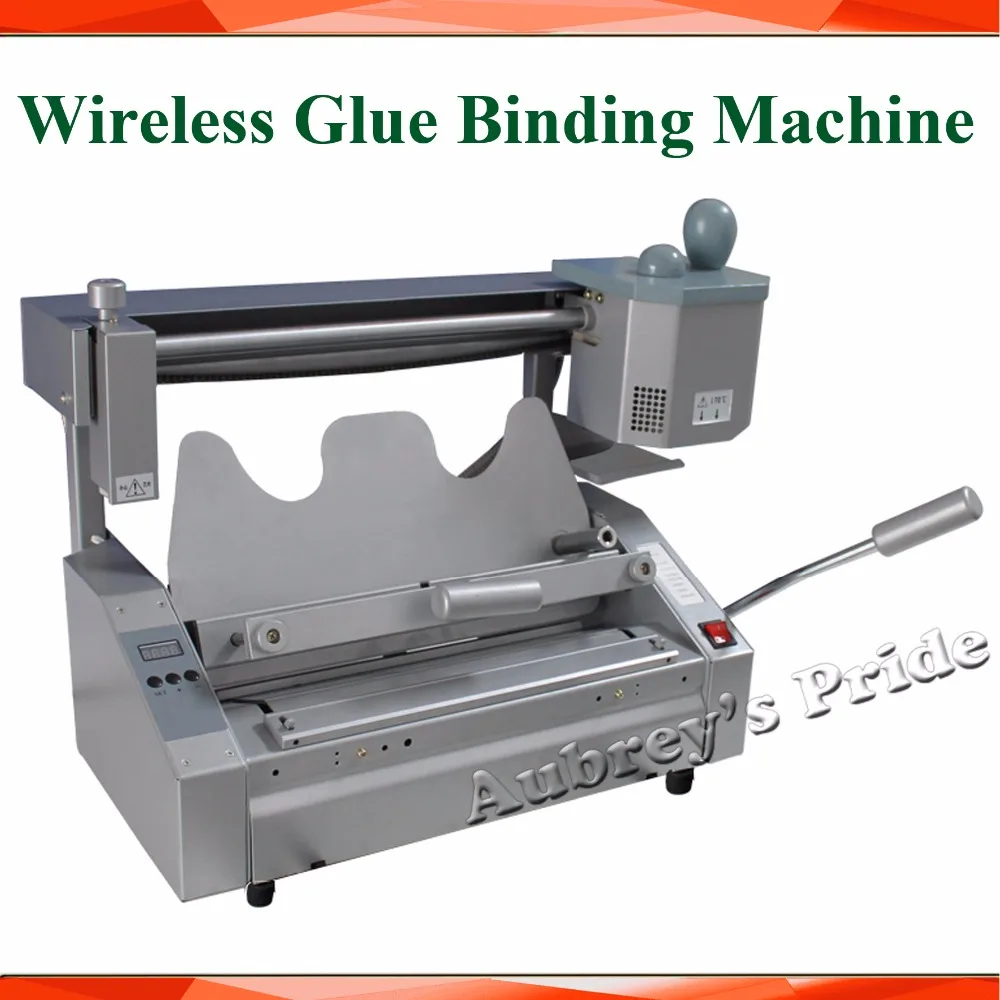 Free Shipping New Heavy Duty HOT Glue Book Binder Binding Machine