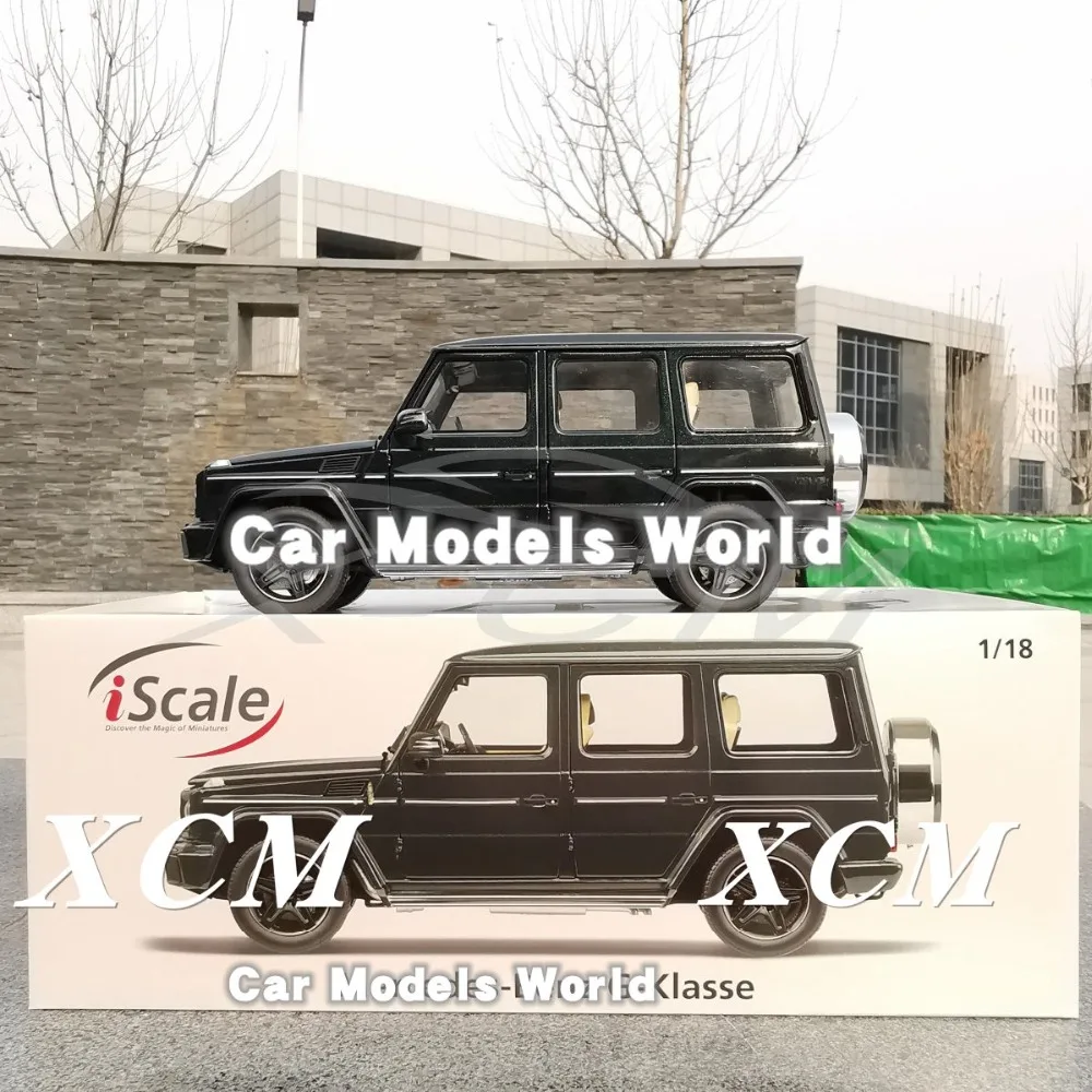 Литая модель автомобиля для iScale G-Class G-Klasse(темно-зеленый) 1:18+ маленький подарок