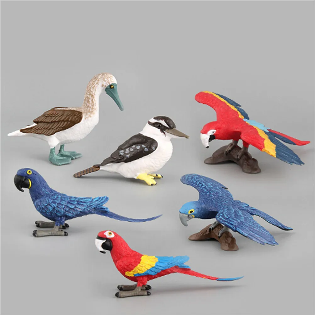 Miniature Dollhouse Accessories FAIRY GARDEN Figurine ~ Toucan Bird w Butterfly