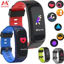 F4 смарт-браслет цветной дисплей монитор сердечного ритма шагомер приборы для измерения артериального давления крови кислородом для разных видов спорта Режим Водонепроницаемый IP68 высота УФ