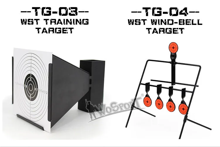 WoSporT охотничьи приманки прочный стальной мишень, стрельба из лука airsoft bb пистолет стрельба обучение деятельности + 100 листов Бумага