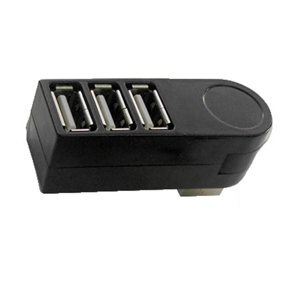 Rotatable High Speed 3 Ports USB HUB 2.0 USB Splitter Adapter for Notebook/Tablet Computer PC Peripherals