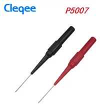 Cleqee P5007 P5008 2 шт изоляция игла для прокалывания неразрушительный мультиметр Пробники красный/черный