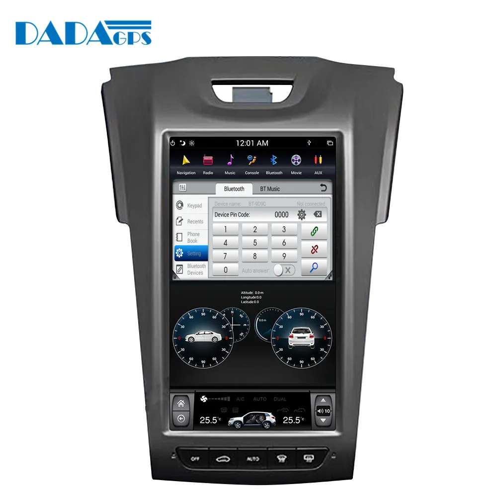 Sale 11.8"Tesla style Android Car multimedia Radio player For Chevrolet S10 for ISUZU D-MAX GPS Map Navigation No dvd player WIFI 1