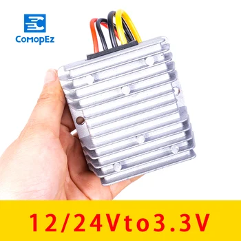 

12 V 24 V to 3.3V 10A 15A 20A 25A 30A paso DC convertidor 12/24 de a 3.3 voltios DC-DC regulador de voltaje para coches Solar