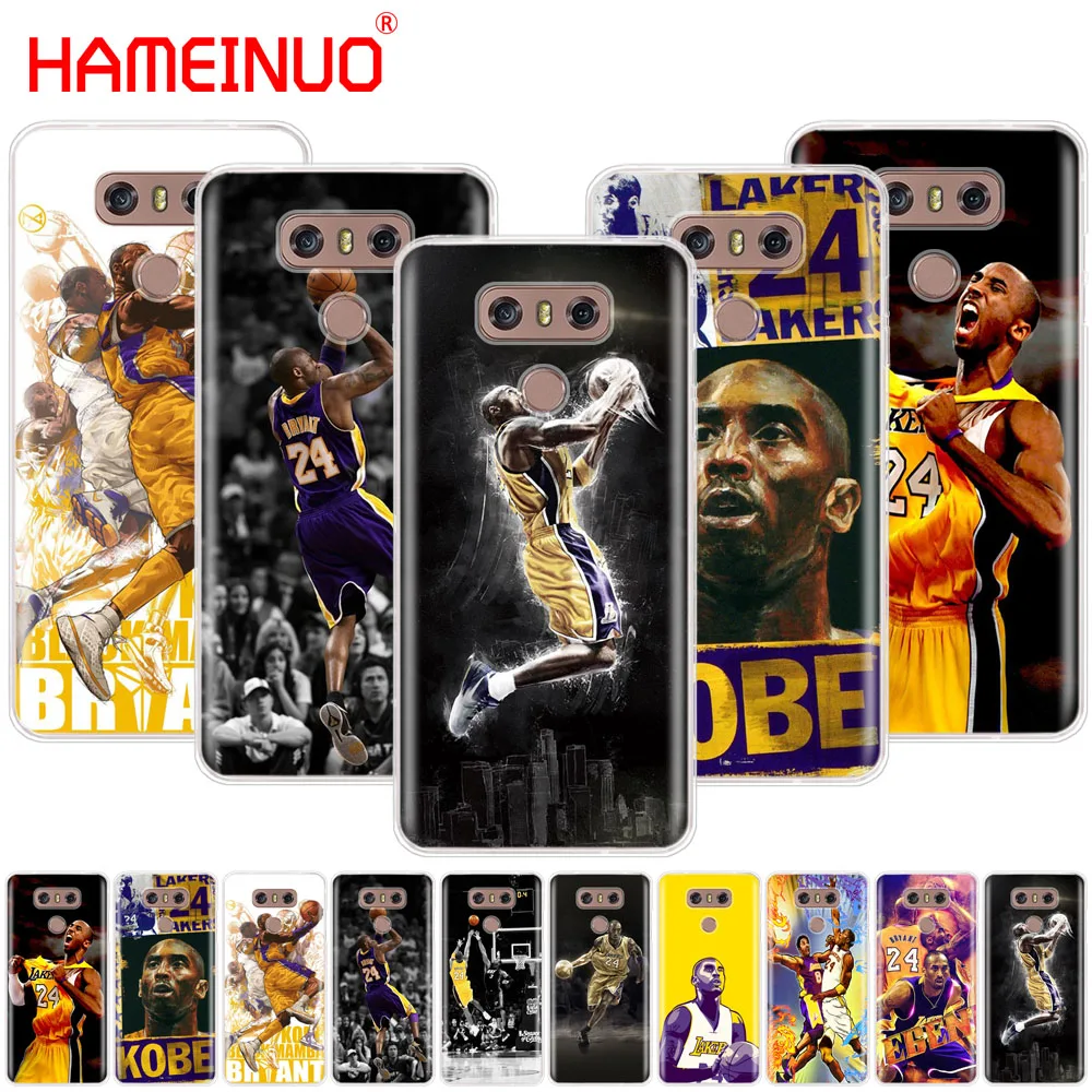 

HAMEINUO kobe bryant basketball case phone cover for LG Q6 G6 MINI G5 K10 M250N M250 2017 2016 X POWER 2