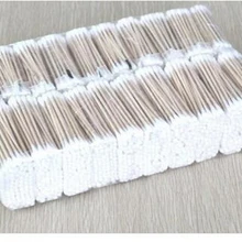 10 шт./300 шт./партия, косметический ватный тампон с двойной головкой, ватные палочки для макияжа из дерева, чистка ушей, косметика для здоровья