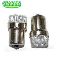 100 шт./лот G18 1156 BA15S 9 светодиодный автомобиля тормозной Включите свет Автомобильные светодиодный лампы Клин лампы BA15S 9 светодиодный красные, синие желтый DC12V