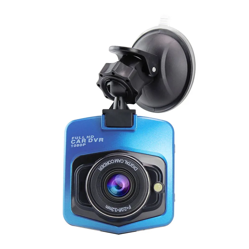Мини Видеорегистраторы для автомобилей Камера GT300 Full HD 1080 P видео может вращаться широкий градусов Автомобильный Камера для регистрация вождения автомобиля зеркало с видео Dash cam - Название цвета: Blue