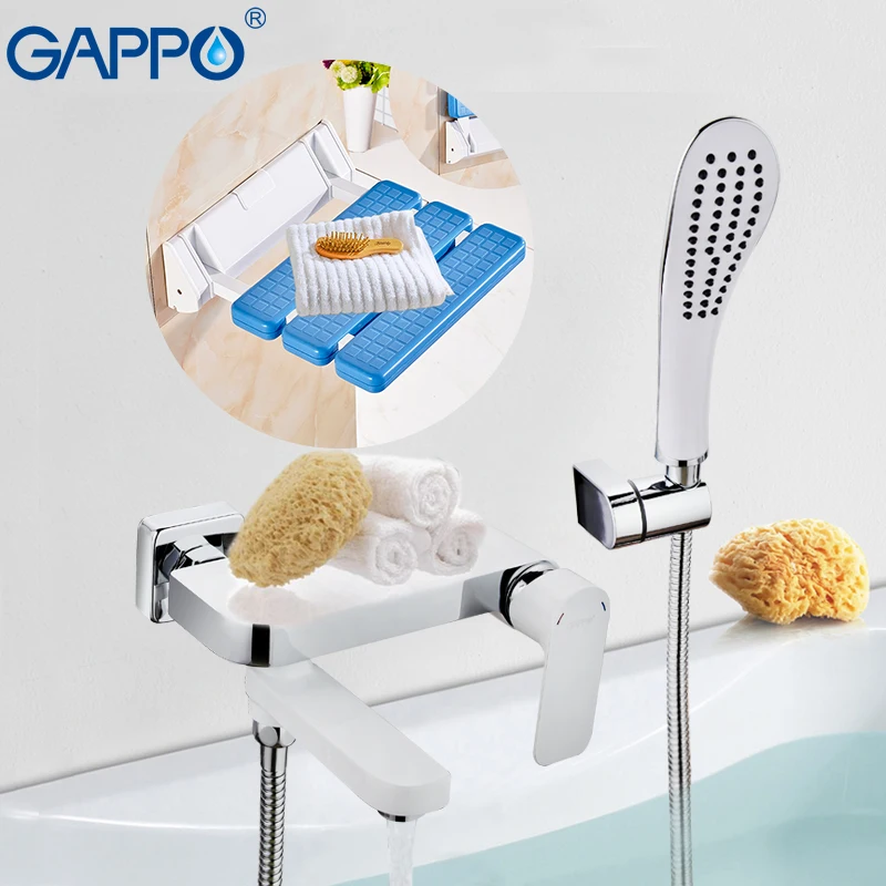 GAPPO Wall Mounted Shower Seats Bath bench shower folding chair Shower