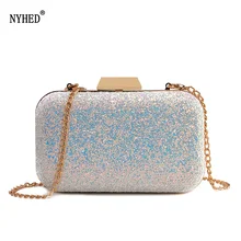 NYHED для женщин Свадебная церемония клатчи брак вечерние цепи сумки Сумка для ужина