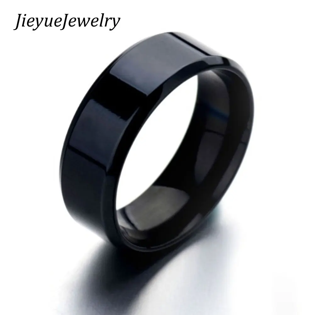 

Charming High Quality 4 Colors Black Gold Silver Red Stainless Steel Male Ring Fashion Jewelry Accessories
