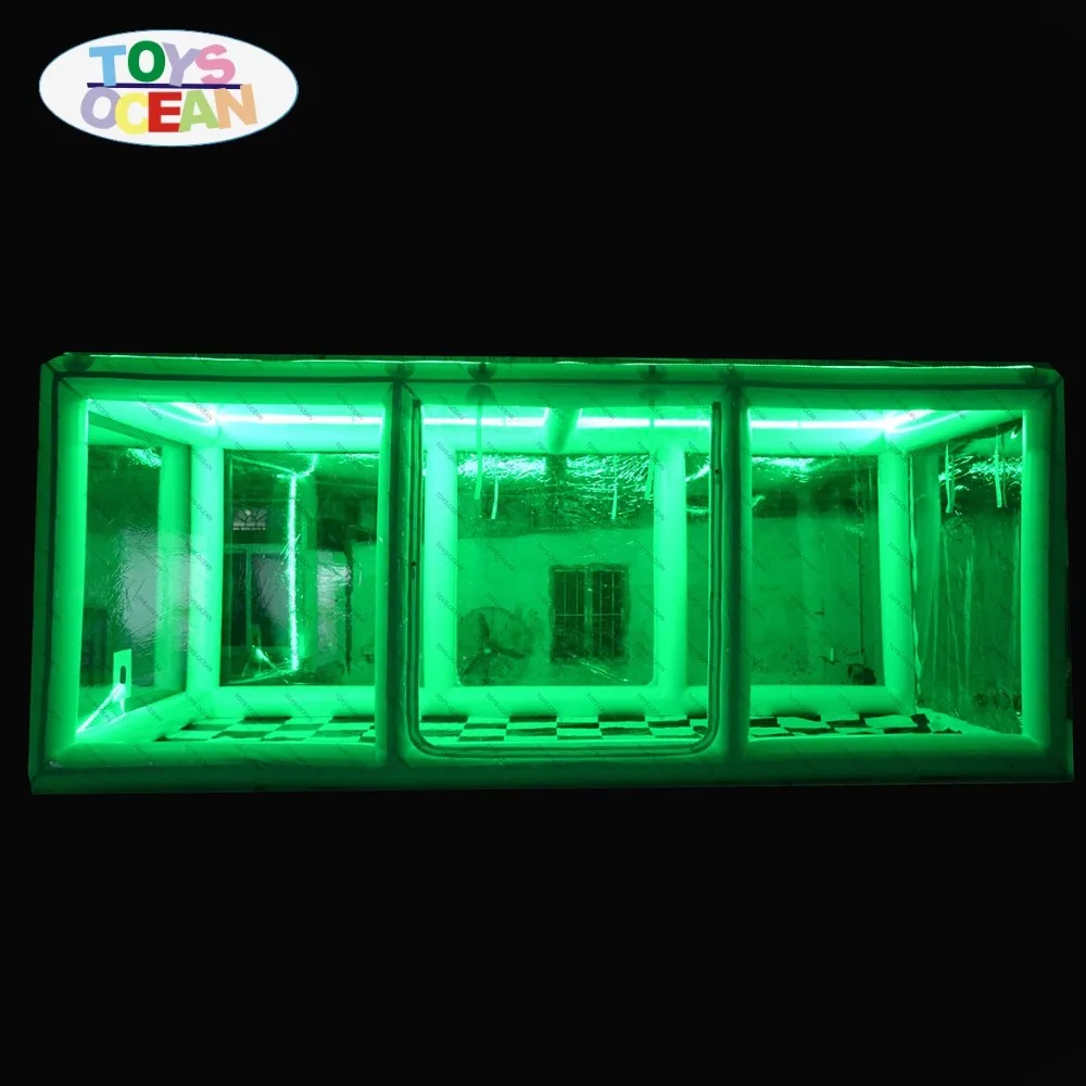 

LED Capsule Transparent Inflatable Covers Garage Dust Proof Motorcycle
