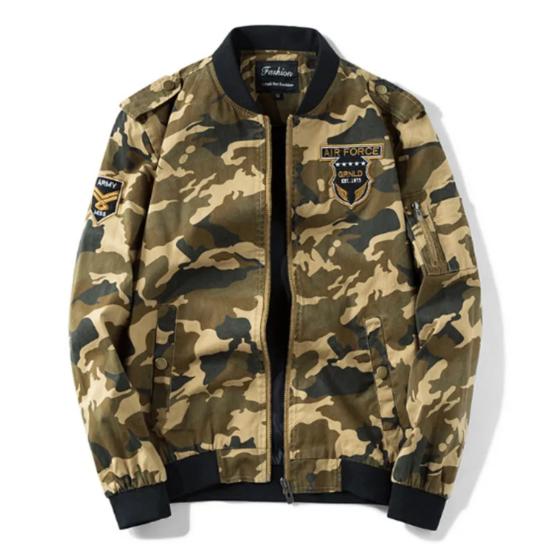 2018 spring and autumn youth camouflage jacket fashion Korean Baseball