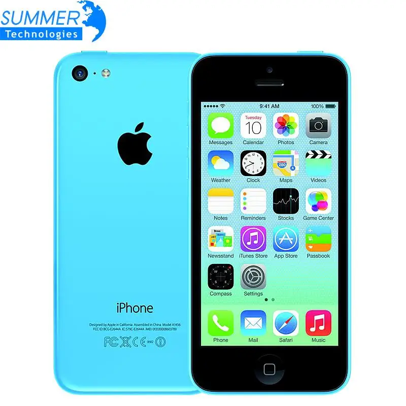 Original Brand factory Unlocked Apple iPhone 5C Mobile Phone 16GB 32GB dual core WCDMA WiFi 8MP