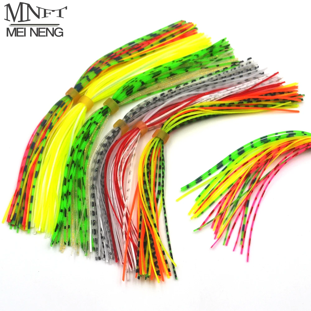 Fly Tying Crystal Flash Line Jig Skirts Silicone Legs Fly Tying Materials