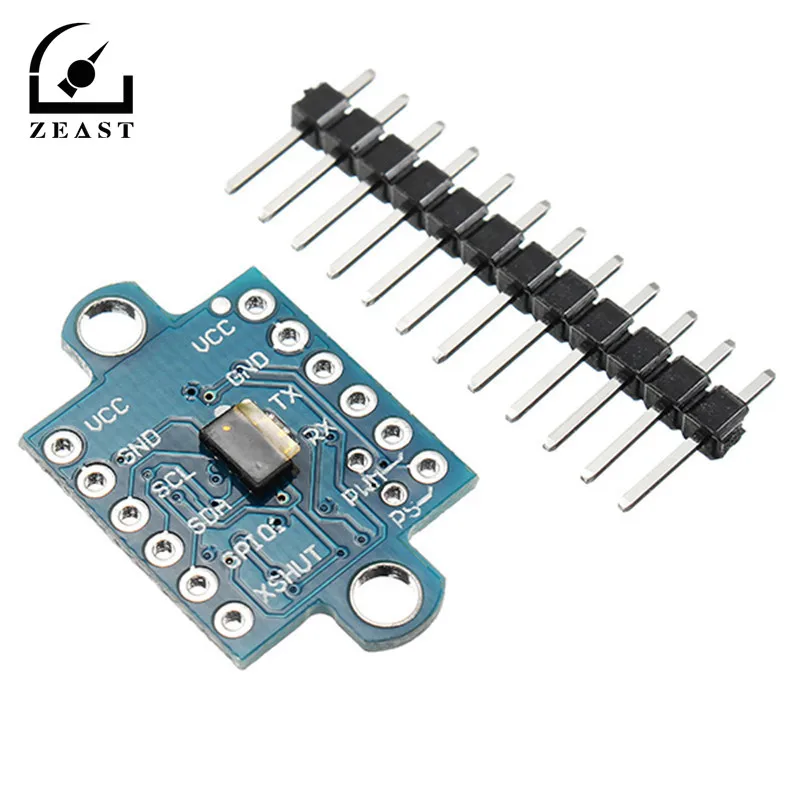

1PCGY-53 Laser Flight Time Range Sensor Module Serial PWM Output Sensor Board STM32 VL53L0X