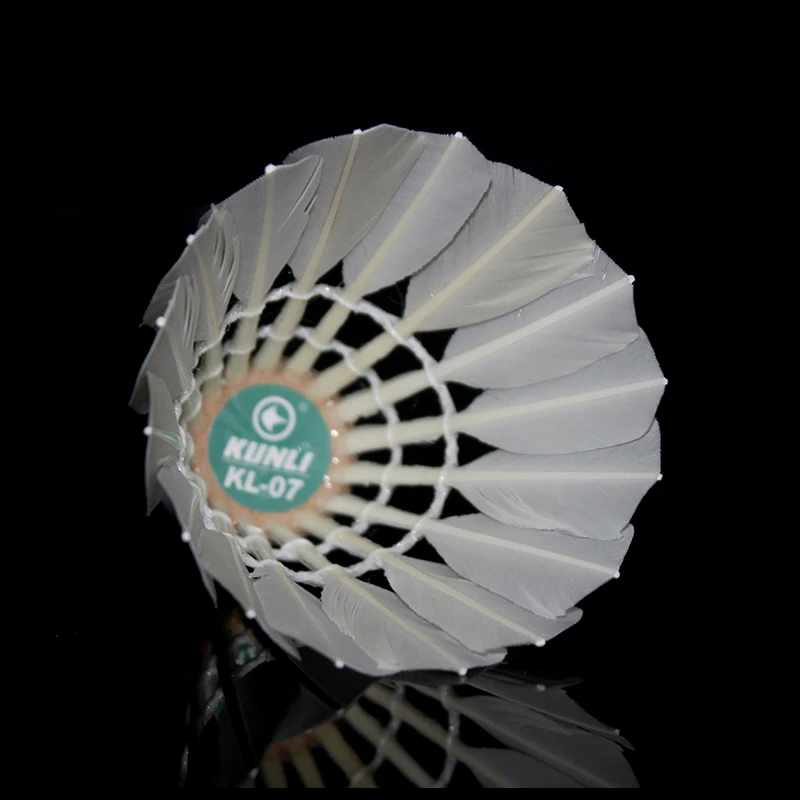 Badminton shuttlecock badminton ball feather shuttlecock 5tube/lot Kunli Badminton shuttlecocks KL-07 Straight duck feather for training