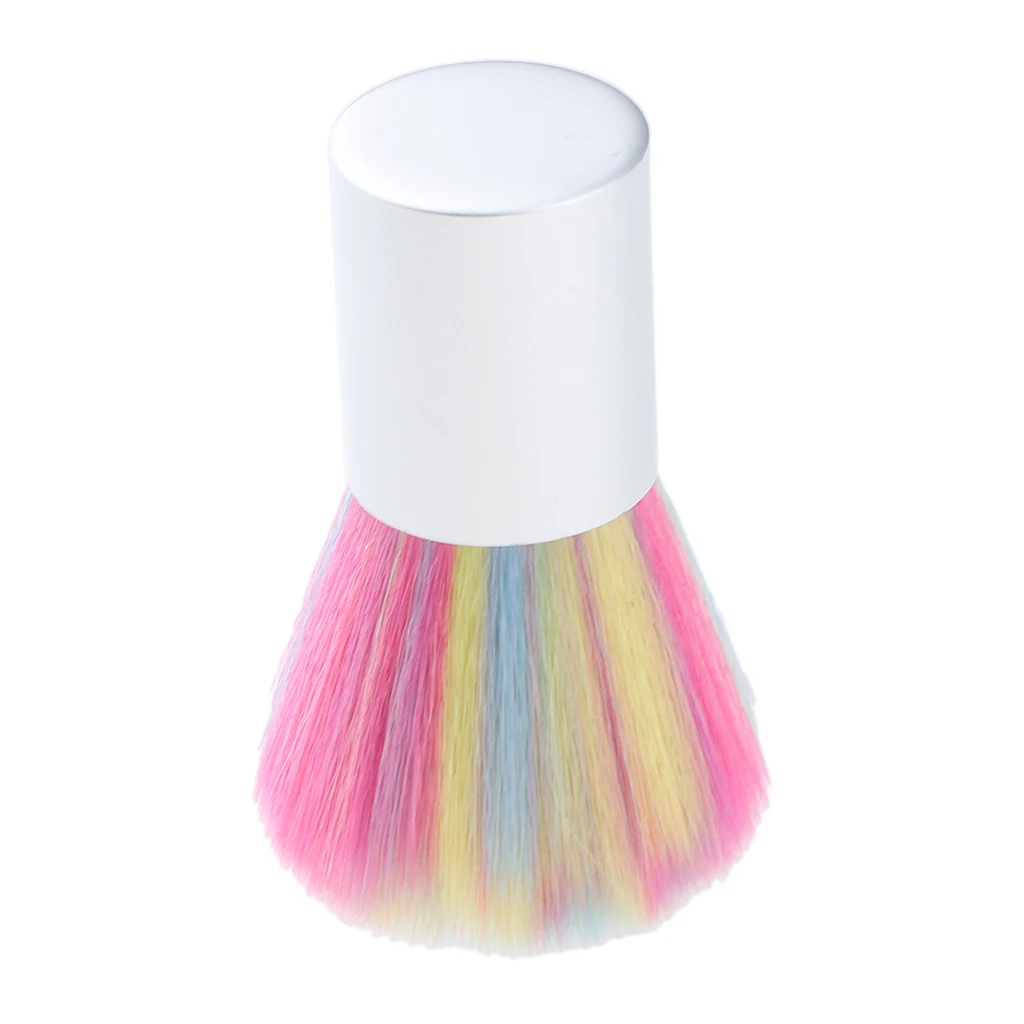 Soft Nail Arts Dust Brush Cleaner Makeup Powder Blush Brushes Hair Sweep Brush Neck Duster Barbers Hairdressing Cleaning Tool