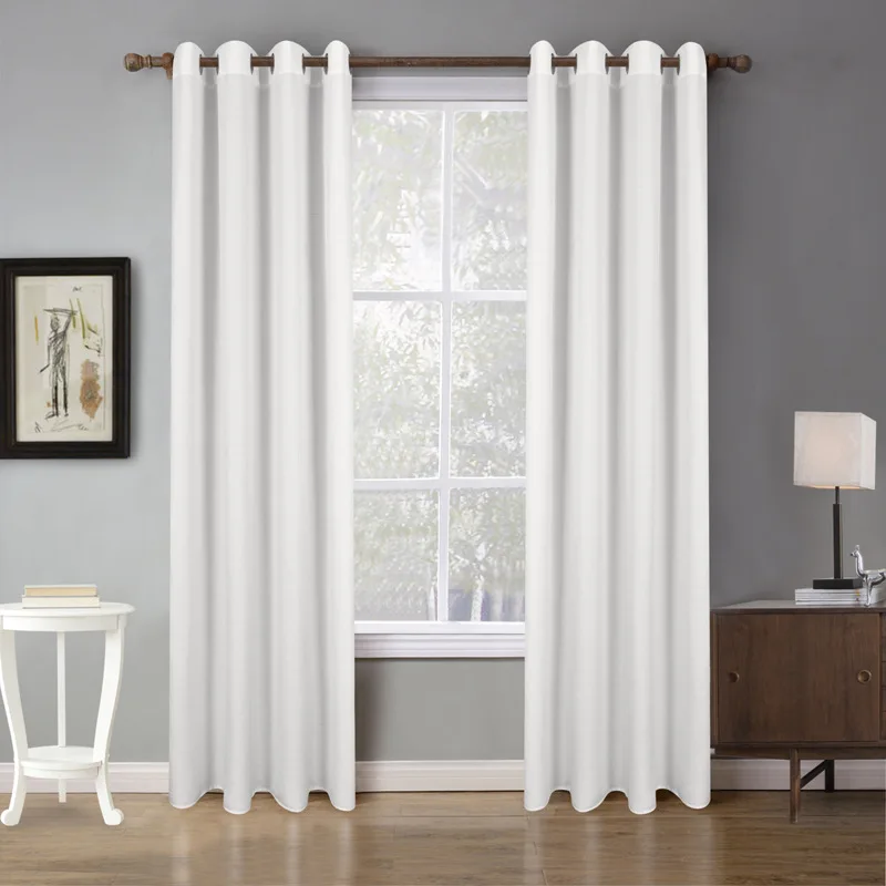 Solid Blackout Curtains for Living Room Bedroom Modern Blackout ...