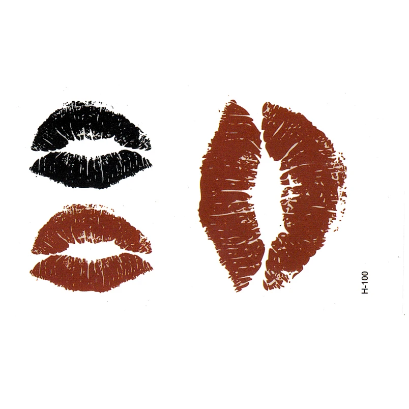 20 шт. водостойкие временные тату наклейки для губ|tattoo kiss|tattoo stickerwaterproof temporary tattoo