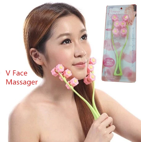 Cosmetology Slim Face Roller Tool Up Facial Massage Slimming Remove Chin Cheek Neck V Massager 2 in 1 Tools | Красота и здоровье