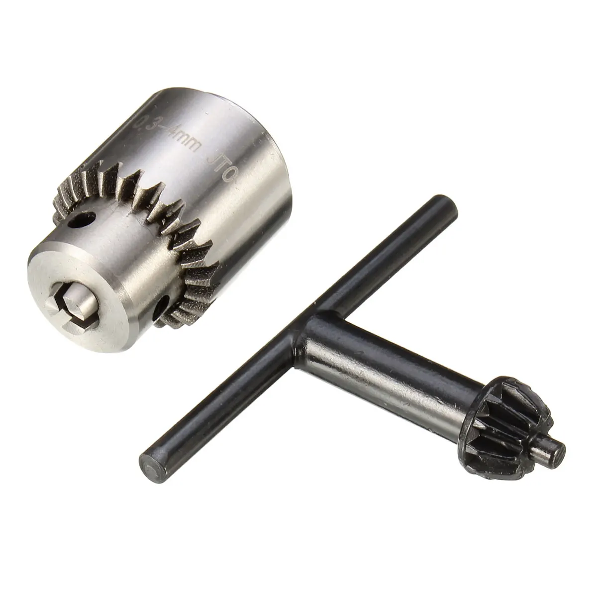 

1PCS Drill Chuck Electric Adaptor Mini 0.3-4mm with T-shaped Key Power Tool Rotary Tool Grinder Drill Chuck Folder Shaft