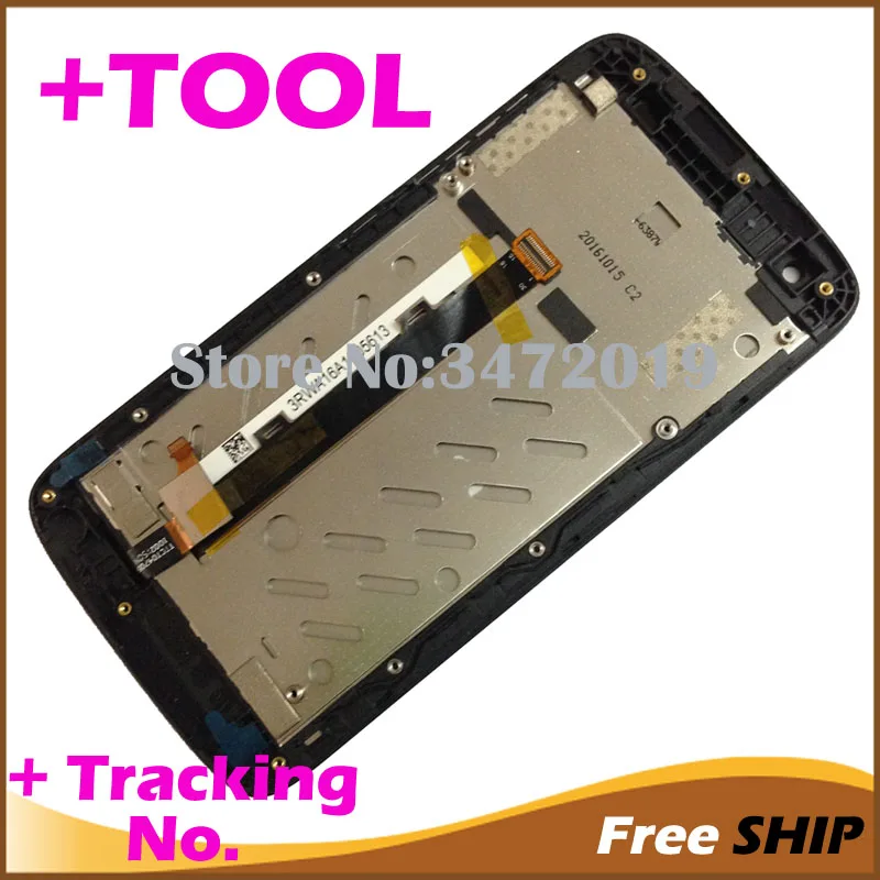 

1pc Have Mobile Check LCD Display For htc desire 526G Dual Card Frame Black Whtie Color Touch Digitizer Assembly +Track No.