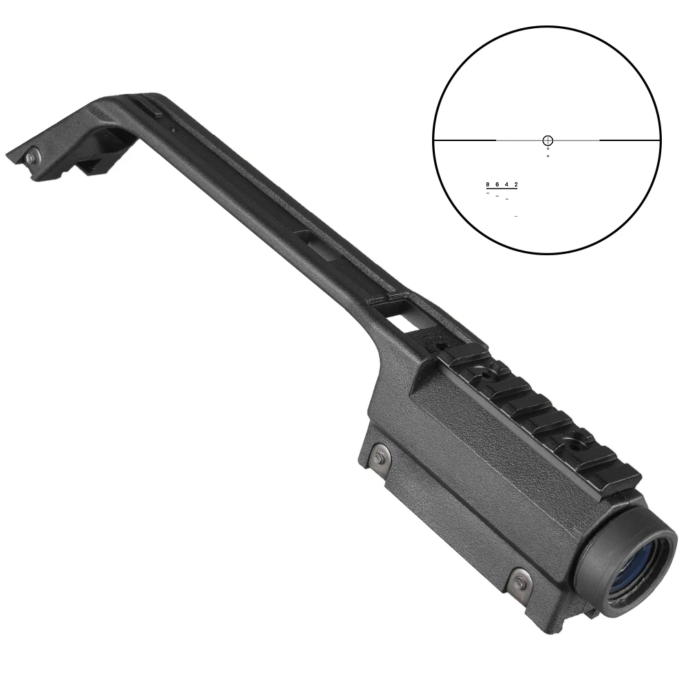 3.5X20 عبر الصيد قاعدة مقبض بندقية نطاق G36 ل MP5 المعادن البصر ويفر السكك الحديدية جبل