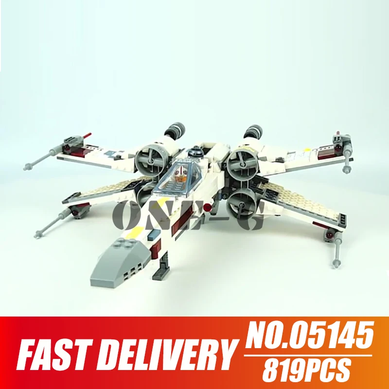 Строительные блоки X WING STARFIGHTER 05145 819 шт. Совместимость с lego 75218 Звездные войны
