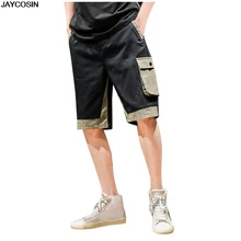 KLV шорты мужские летние модные мужские с карманами стиль хлопок мульти-карман комбинезоны черные зеленые шорты Горячая Распродажа diy Одежда 9603