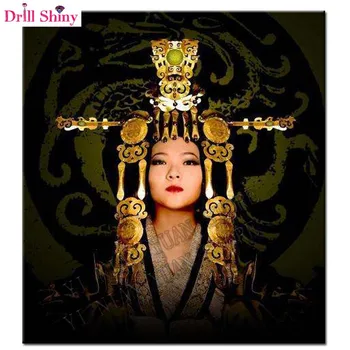 

Diamond Mosaic Fashion Chinese princess Kits Crafts Embroidery New Diamond Painting full square painting rhinestones Christmas