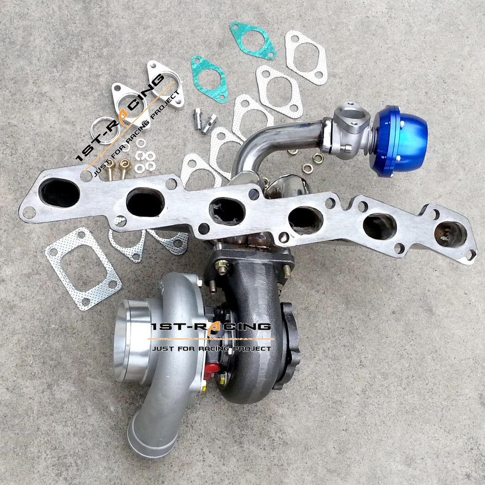 T3 Flangia Exhuast Collettore + Gt3582 A/R 0.63 Turbo + 38Mm Wastegate Per Nissan Skyline R33 R34 Rb25Det