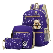 Frais sac à dos de Haute qualité résistant à l’usure toile cartables pour les élèves du secondaire Agile grande capacité sacs d’école