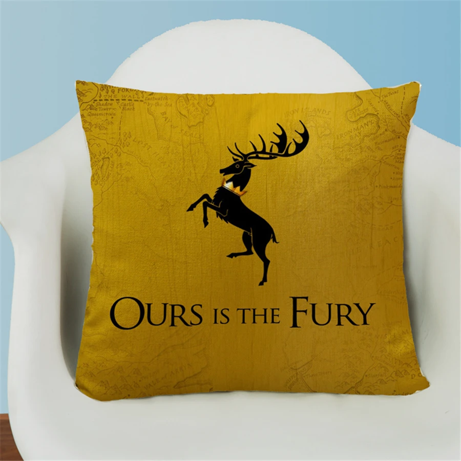 

Game of Thrones Movie Europe Nordic Style Decorative Bed Sofa Chair Cushion Cover Home Decor Sofa Throw Pillow Case 45x45cm e825