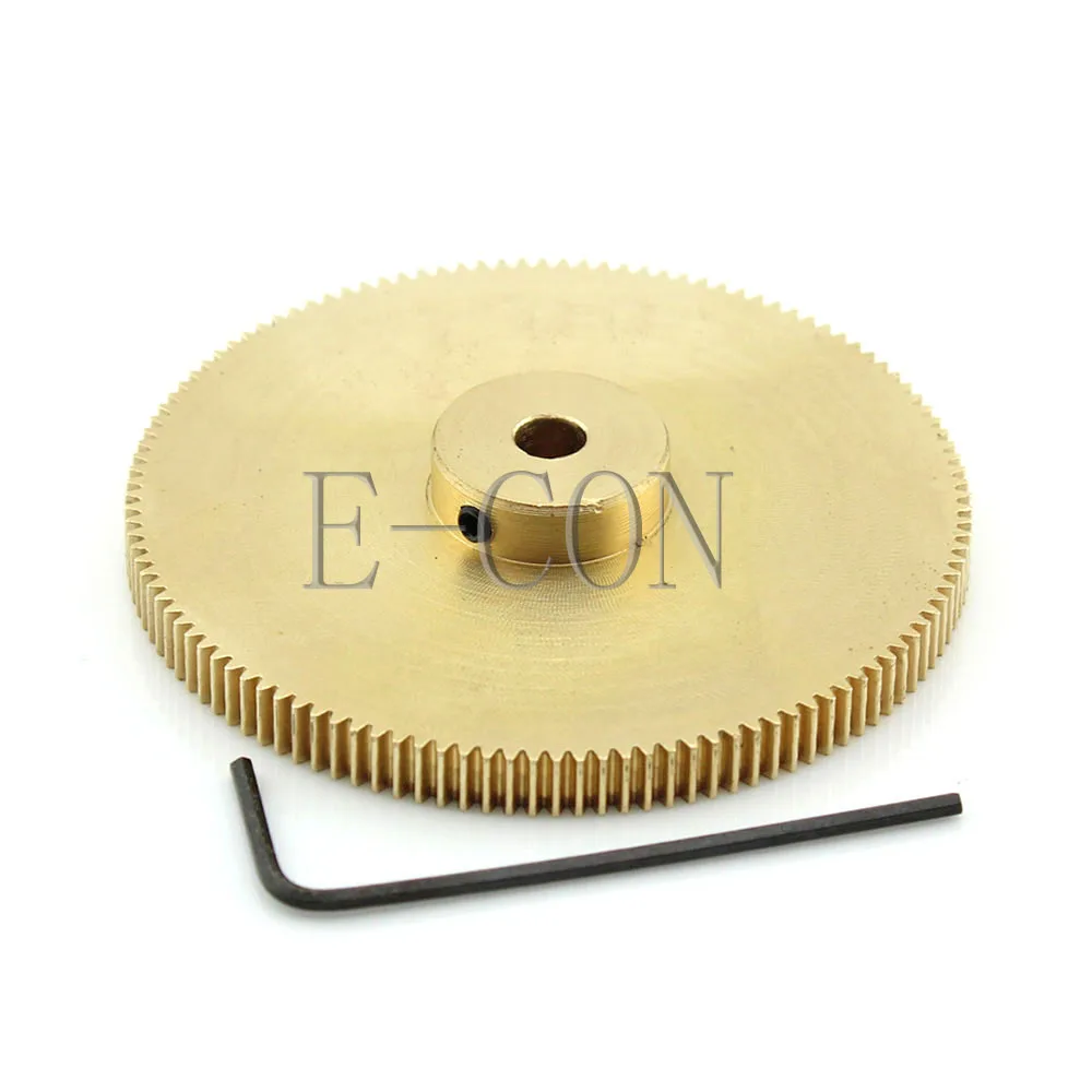 1M35T 6-17mm Bore Hole Width 10 Module 1 Motor Metal Spur Gear With Top Screws
