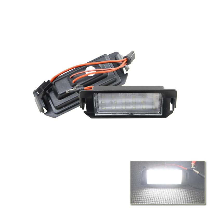 2PCs/Lot Led Number License Plate Lights Lamp For Hyundai Tiburon