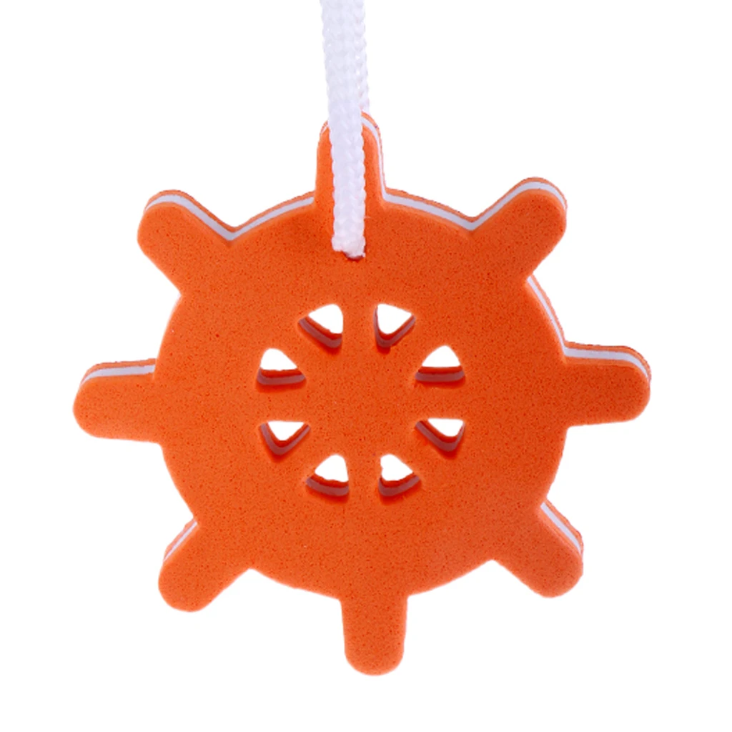4pcs EVA Floating Key Ring Marine Boat Nautical Kayaking Water Sports Floating Foam Keychain 