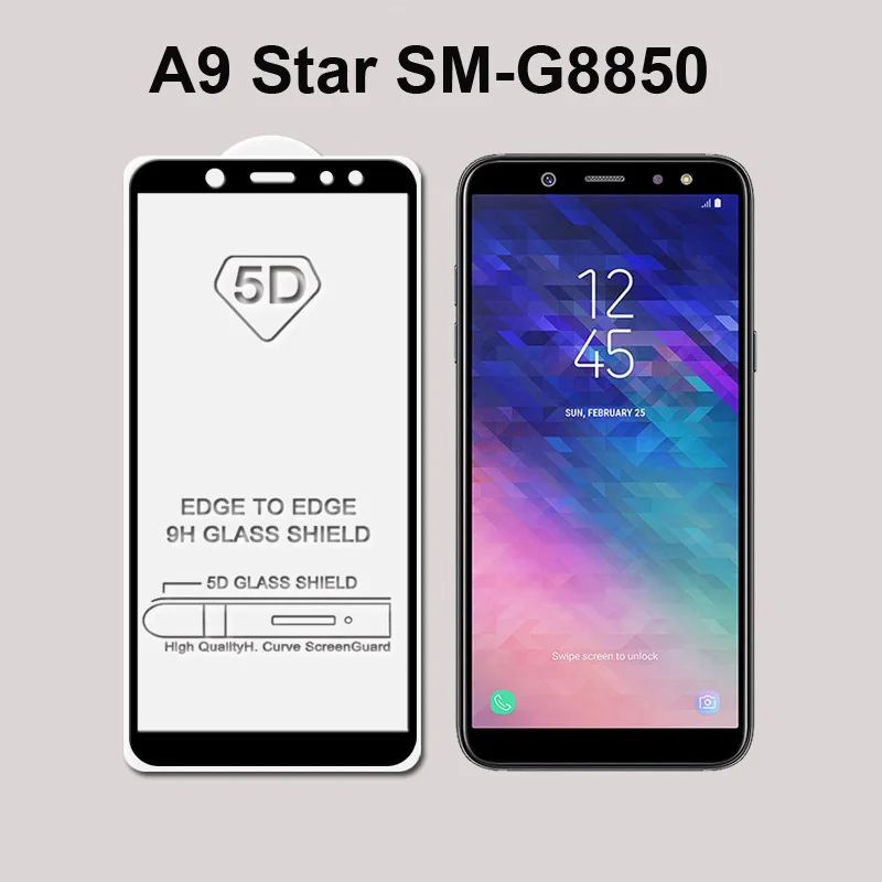 Для Samsung Galaxy A9 Star Высококачественная Взрывозащищенная полноразмерная защитная