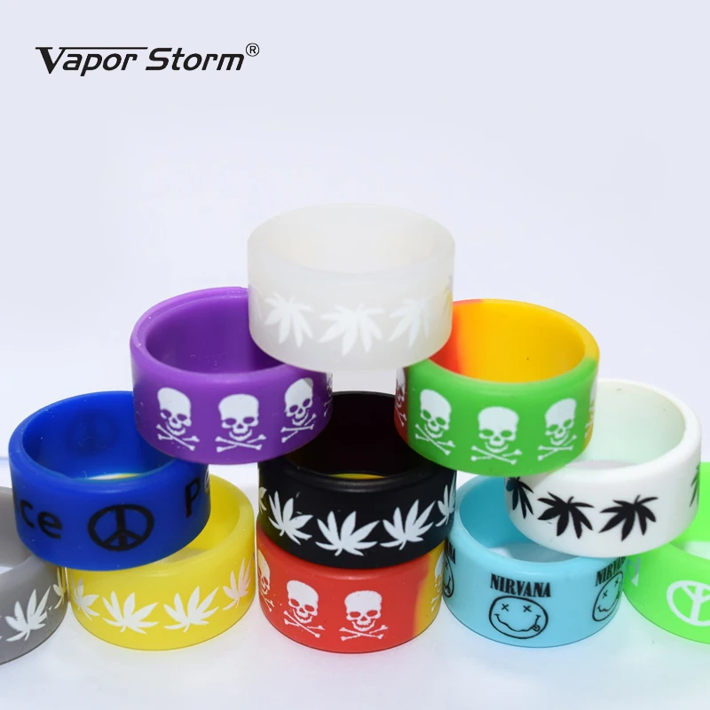 Buy 100pcs Vapor Storm Silicon Rubber Vape Band Vape