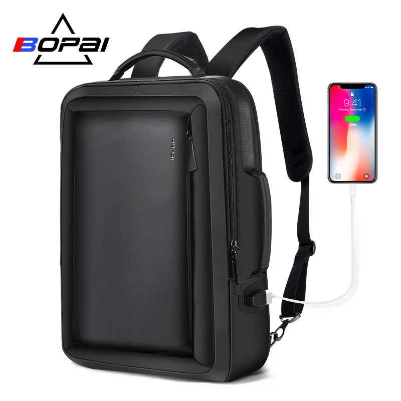 

The New Men Backpack Business Travel Waterproof Thin Laptop Backpack School Bag USB Charging Business Backpack