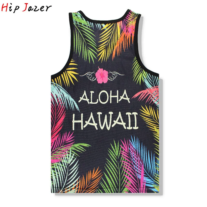 Мужские летние пляжные Гавайские рубашки в морском стиле с принтом, баскетбольные майки, топы, форменные шорты с карманом