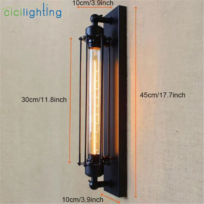 AC110V 220v Steampunk T30 Edison Bulb Lamps Art Deco Vintage Wall Sconces Lamp Home Lighting Decorative Wall Light Sconces Luz decorative wall lights