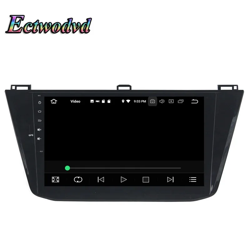 Discount Ectwodvd 4G RAM 32G ROM Octa Core Android 8.0/8.1 Car DVD for Volkswagen Tiguan 2016 2017 2018- Radio Stereo Play GPS Navigation 8