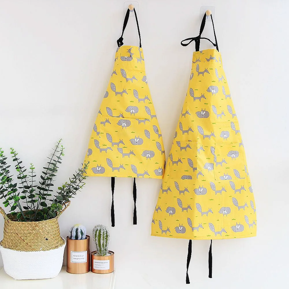 Cleaning Tools Accessories Aprons cotton apron parent-child overalls shop clothing baking waterproof double-layer JUL26