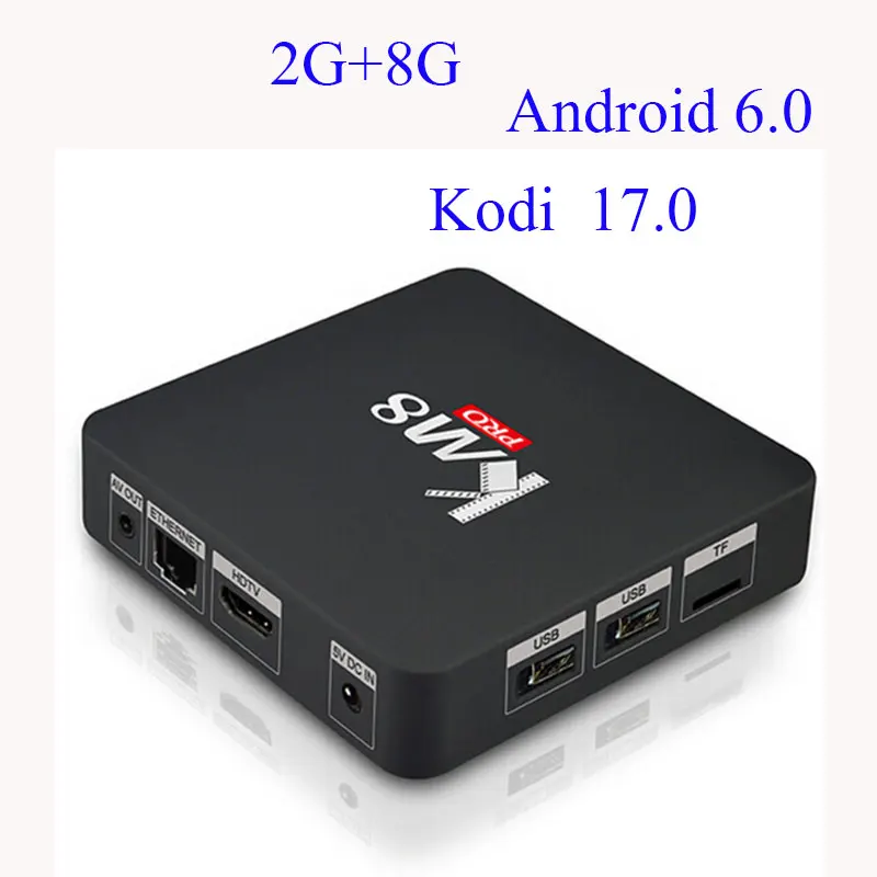 

10pcs/lot Android Tv Box KM8 Pro Android 6.0 Amlogic S912 Octa Core Kodi 17.0 2GB RAM 8GB ROM Built in 2.4G 4K Media Player